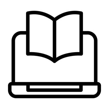 Kitap. Web simgesi basit tasarım