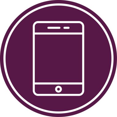 Modern akıllı telefon simgesinin vektör çizimi