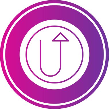 Ok. Web simgesi basit illüstrasyon