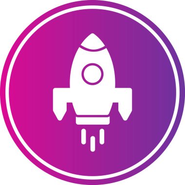 Roket simge vektör çizim