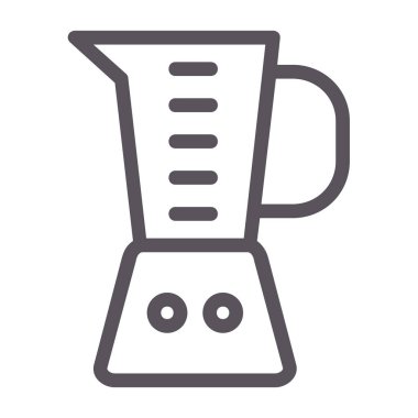 Kahve makinesi ikonu. Basit tasarım