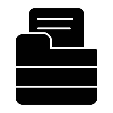 arşiv vektör çizgisi simgesi