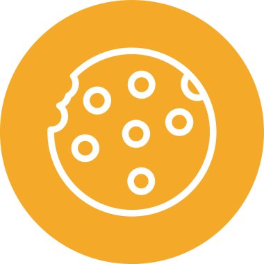 Ekmek. Web simgesi vektör illüstrasyonu