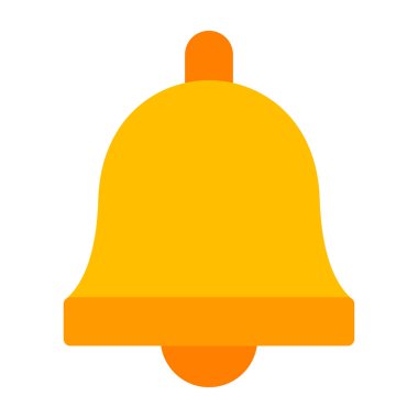 Çan Düz Vektör Simgesi