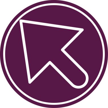 Bir ok simgesinin vektör illüstrasyonu