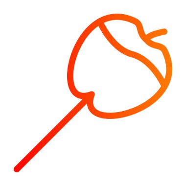 Şeker ikonu. Web için şeker vektör simgelerinin özet çizimi