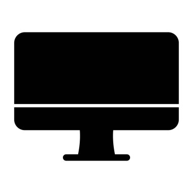 bilgisayar ekranı vektör illüstrasyonu