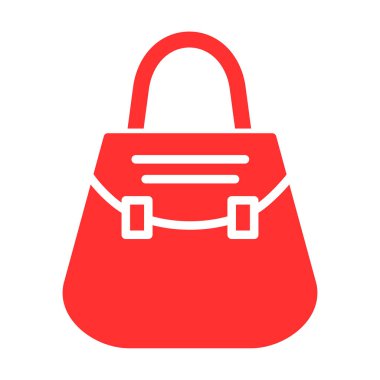 Alışveriş poşeti düz simge, vektör, illüstrasyon