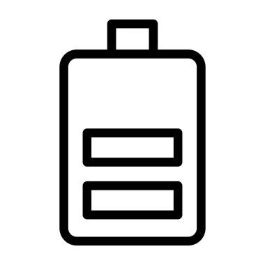 pil vektör çizgisi simgesi