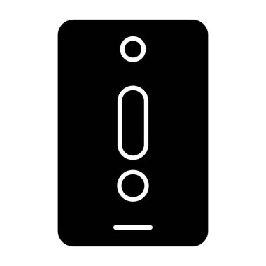 Modern b 'nin vektör illüstrasyonu eksik simgesi