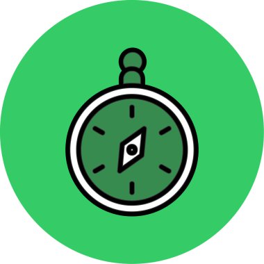 Saat simgesi vektör illüstrasyonu