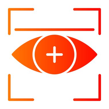 Göz simgesi vektör illüstrasyonu