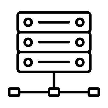 sunucu simgesi çizimi