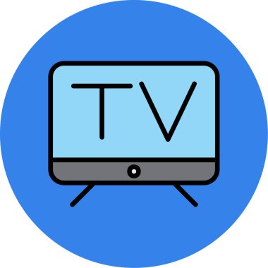 tv simge vektör çizim