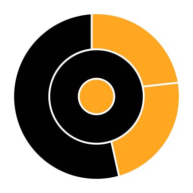 Pasta grafik vektör simgesi. biçim düz sembol, yuvarlak açılar, siyah arkaplan