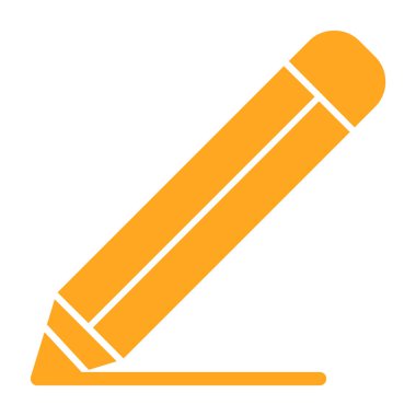 Kalem. Web simgesi basit illüstrasyon