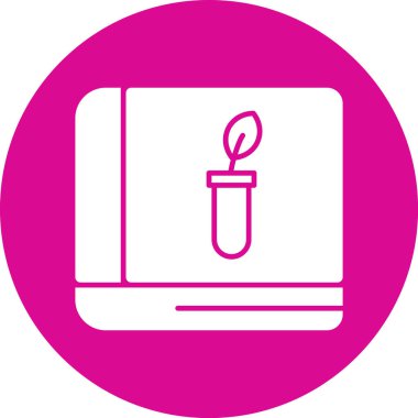 Bir test simgesinin vektör illüstrasyonu