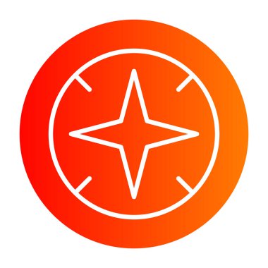 Pusula simgesi vektör resimlemesi