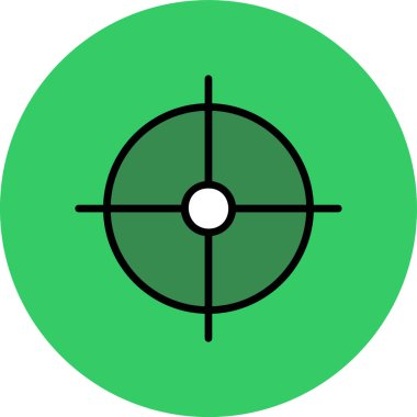 hedef ağ simgesi, vektör illüstrasyonu