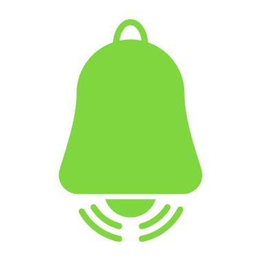 Çan simgesinin vektör illüstrasyonu