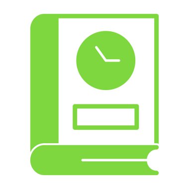 Saat simgesinin vektör illüstrasyonu