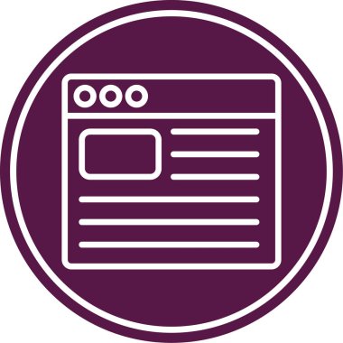 Seo simgesinin vektör illüstrasyonu