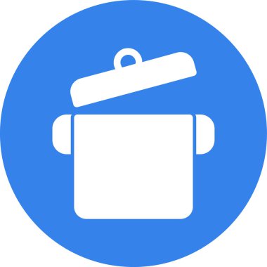 Pişirme Otu web simgesi, vektör illüstrasyonu