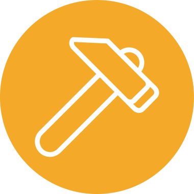 Tornavida. Web simgesi basit illüstrasyon