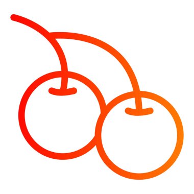 meyve simge vektör çizim