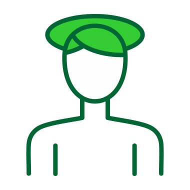 Şapkalı bir erkek avatar