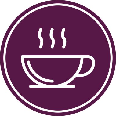 Kahve fincanı, illüstrasyon, vektör, beyaz arkaplan.