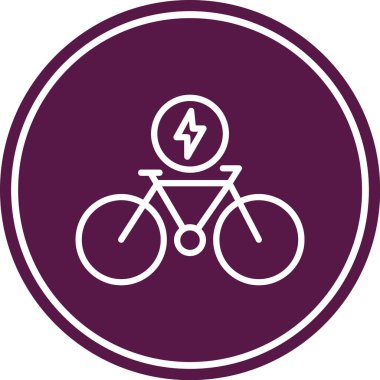 vektör bisiklet simgesi çizimi