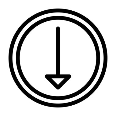 ok simgesi vektör illüstrasyonu