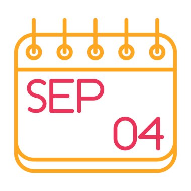 Takvim işareti simgesini, vektör çizim