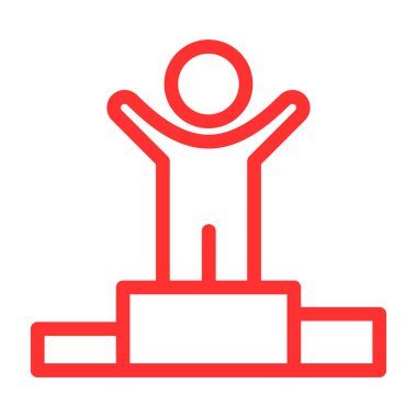 Çizgi film simgesinin vektör çizimi