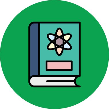 Kitap. Web simgesi basit illüstrasyon