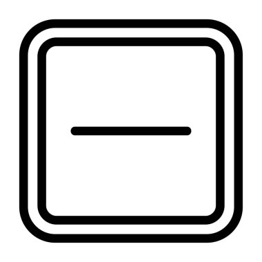 Düzen simgesi, basit vektör illüstrasyonu