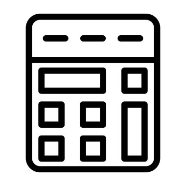 Beyaz arkaplanda web vektör simgesi. satır izole edilmiş simge illüstrasyonu