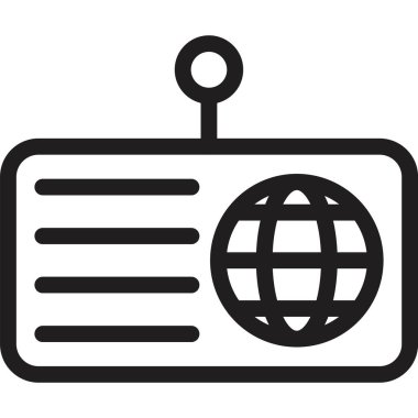 Online radyo. Basit tasarım