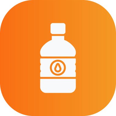 su şişesi simge vektör çizim