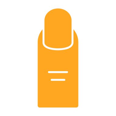 Bir sosislinin çizgi film ikonunun vektör çizimi