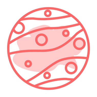 Şeker. Web simgesi basit tasarım