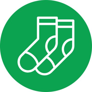 Çorap. Web simgesi basit illüstrasyon
