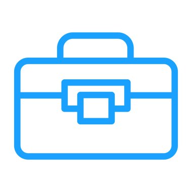 Evrak çantası simgesinin vektör illüstrasyonu