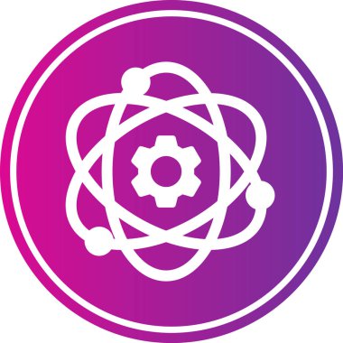 Atomun vektör simgesi