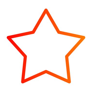 El çizimi yıldız, vektör, karalama simgesi.