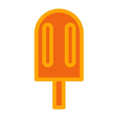 buz lolipop ikonu vektör çizimi