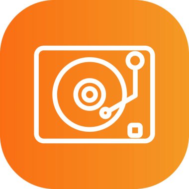 Vektör müzik simgesi illüstrasyonu