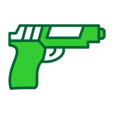 silah simgesi vektör illüstrasyonu