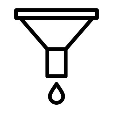 su filtresi vektör simgesi